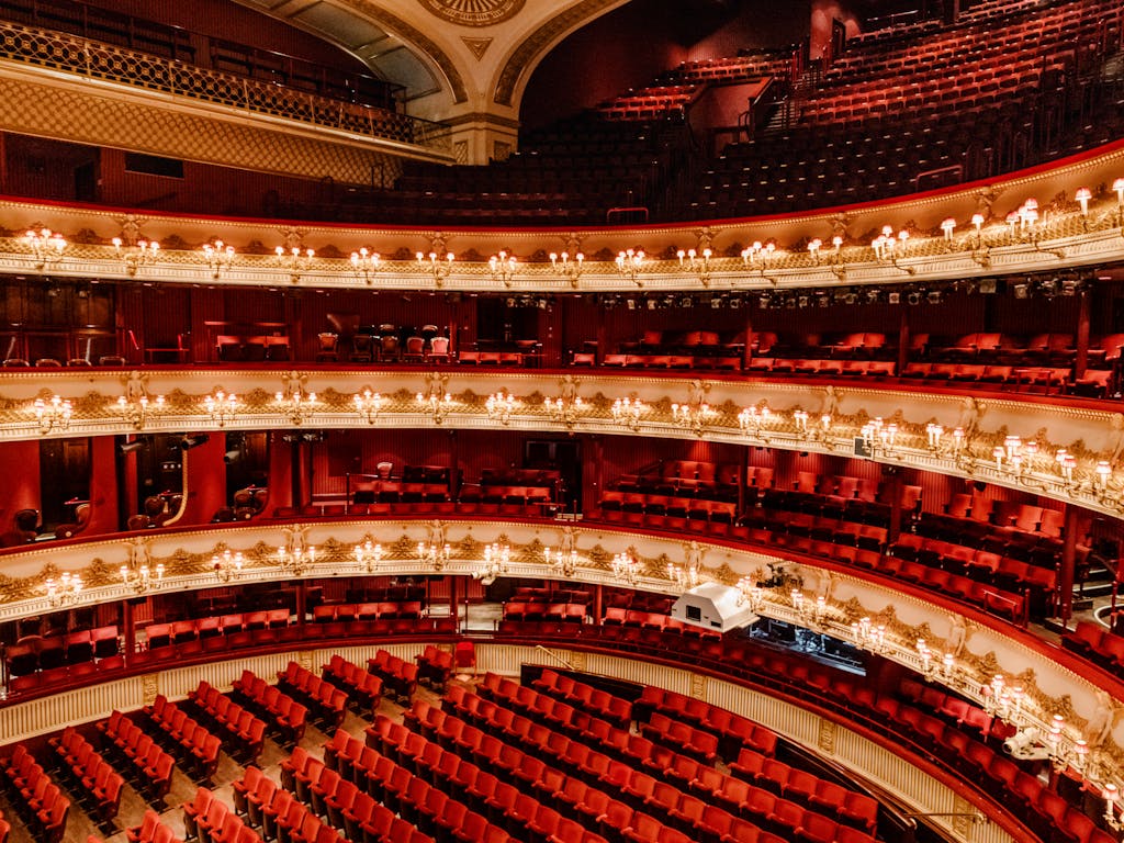 The auditorium of the Royal Opera House ©2024 Lara Cappelli