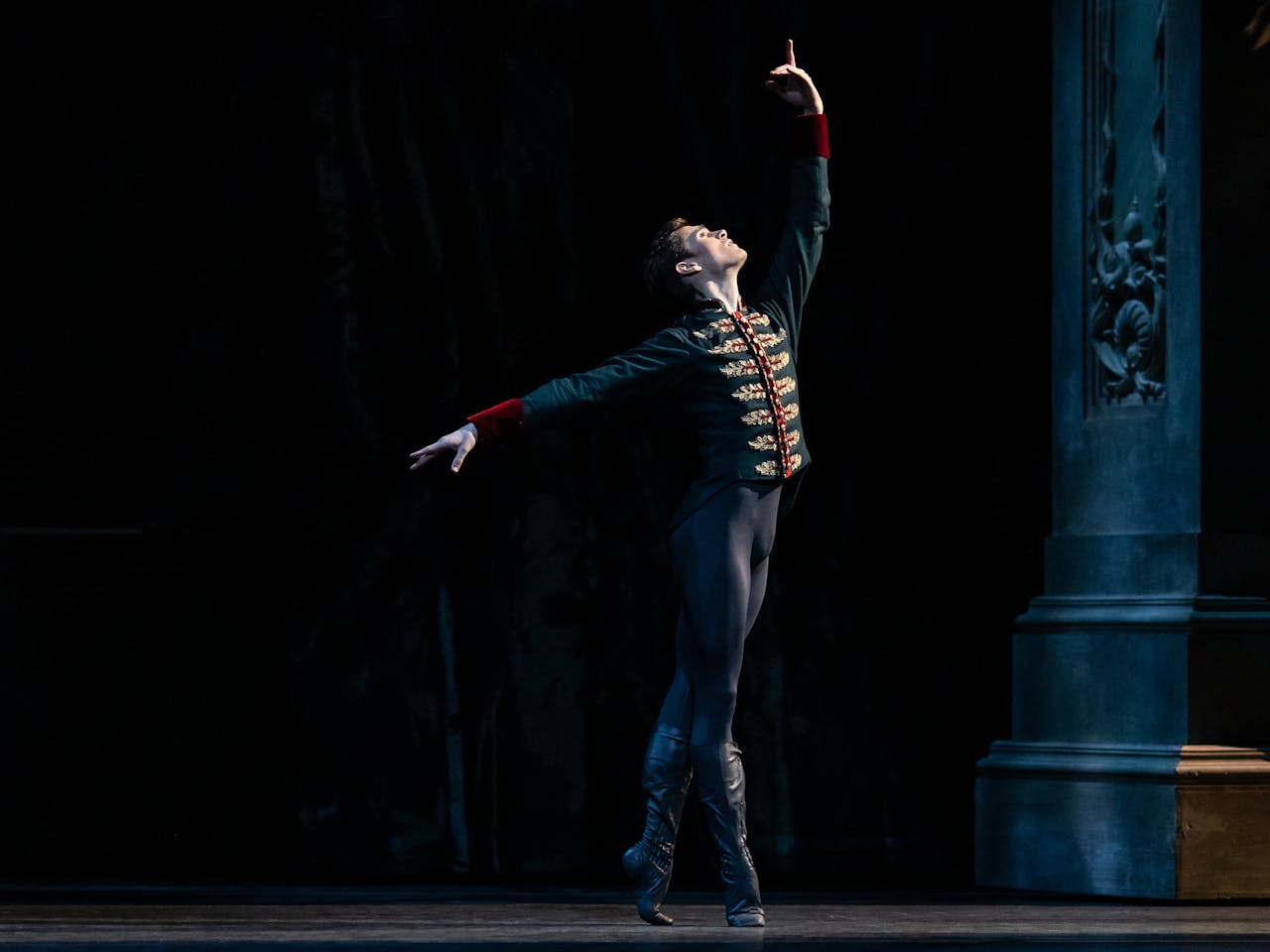 William Bracewell as Prince Siegfried in Swan Lake