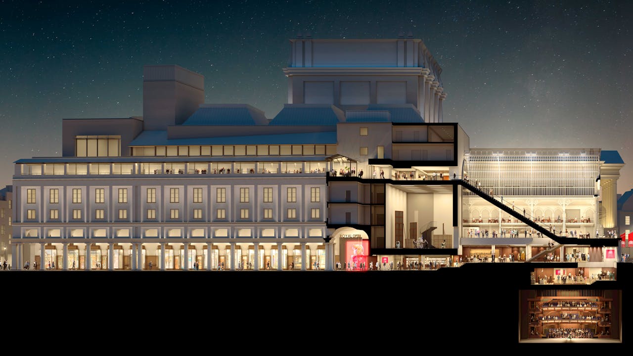 The Royal Opera House diorama © Stanton Williams